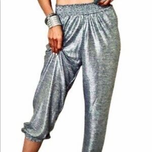 NWT Anthropologie Silver Jogger - XS Pant